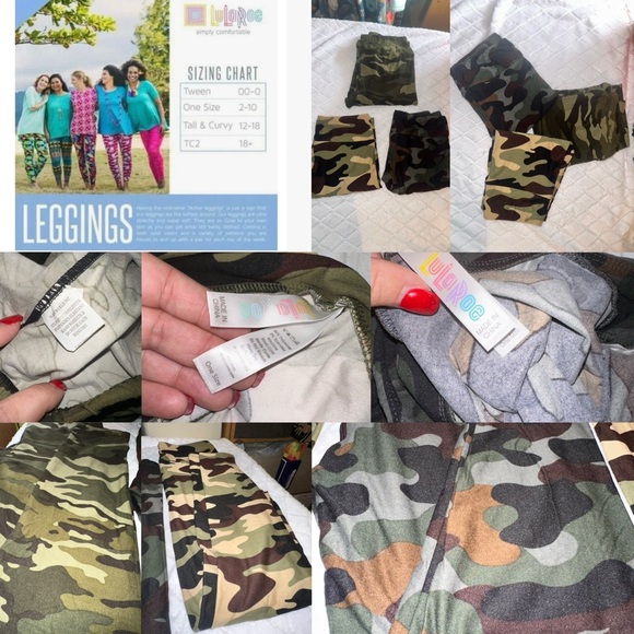 CAMO LEGGINGS PACK OF 3 - Picture 1 of 12